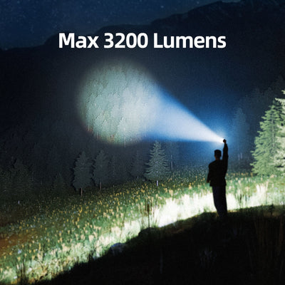 GL1 3200 Lumens Rotary Tactical Flashlight