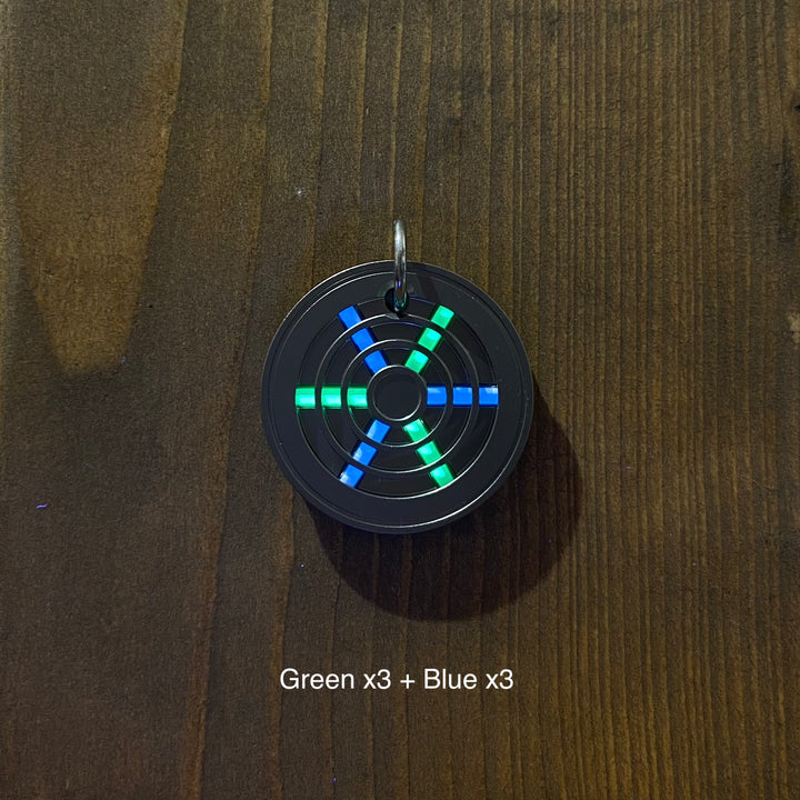 TEC-T311-6X 六氚燈發光 / 鈦金屬匙扣