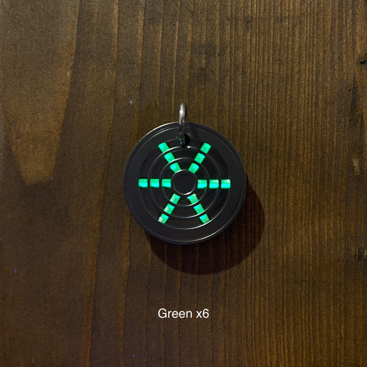 TEC-T311-6X 六氚燈發光 / 鈦金屬匙扣