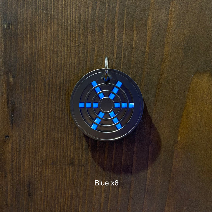 TEC-T311-6X 六氚燈發光 / 鈦金屬匙扣