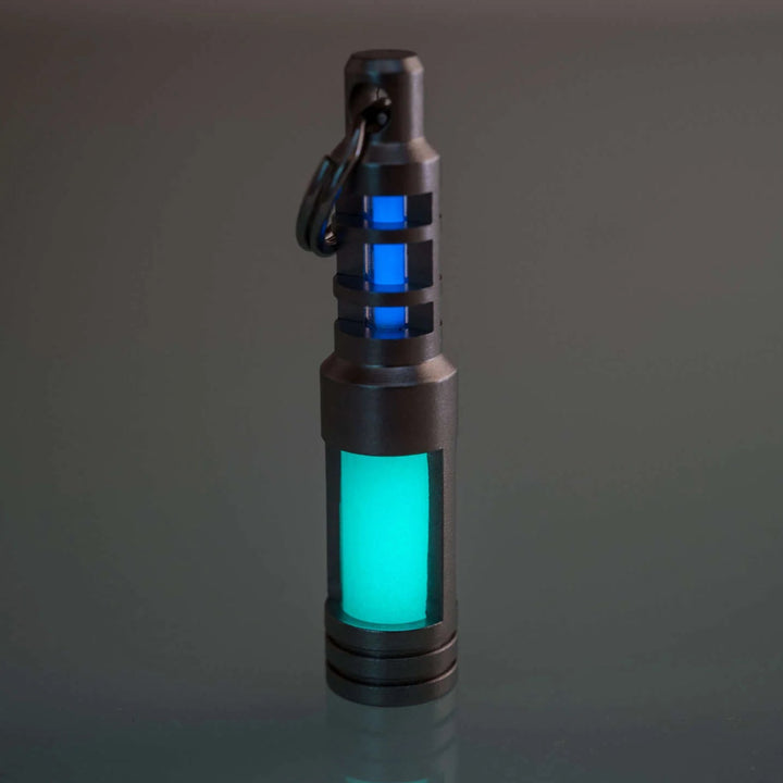 TEC-SCR 雙發光體 氚燈 / 不鏽鋼匙扣