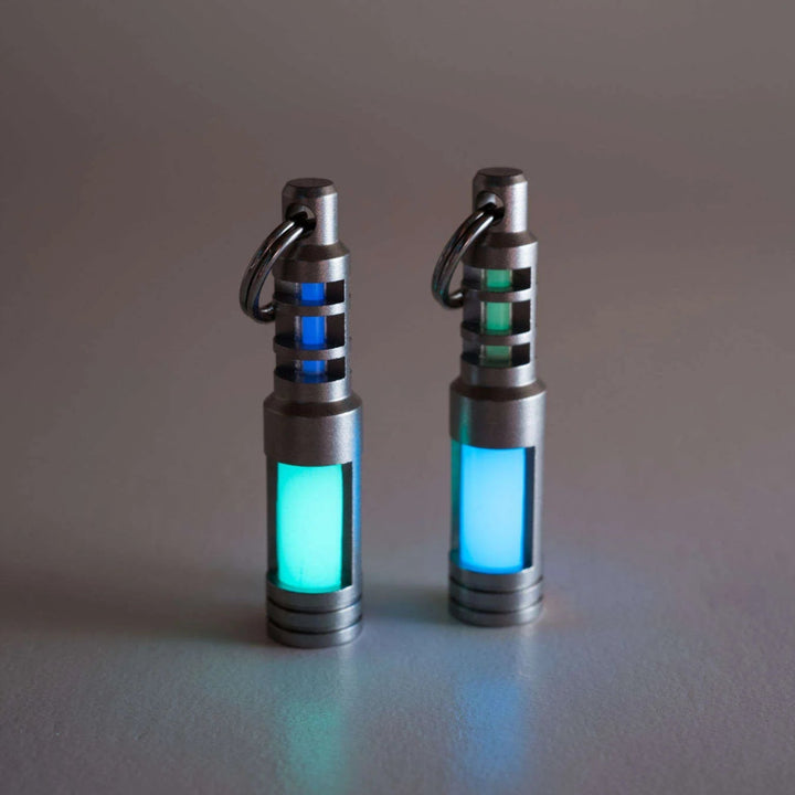 TEC-SCR 雙發光體 氚燈 / 不鏽鋼匙扣