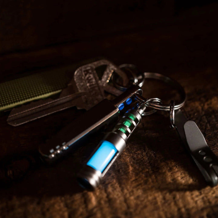 TEC-SCR 雙發光體 氚燈 / 不鏽鋼匙扣