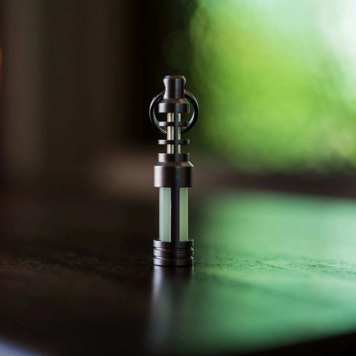 TEC-SCR 雙發光體 氚燈 / 不鏽鋼匙扣