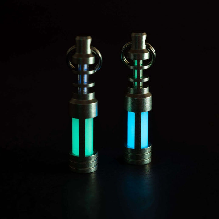 TEC-SCR 雙發光體 氚燈 / 不鏽鋼匙扣