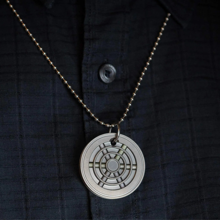 TEC-T311-6X 六氚燈發光 / 鈦金屬匙扣