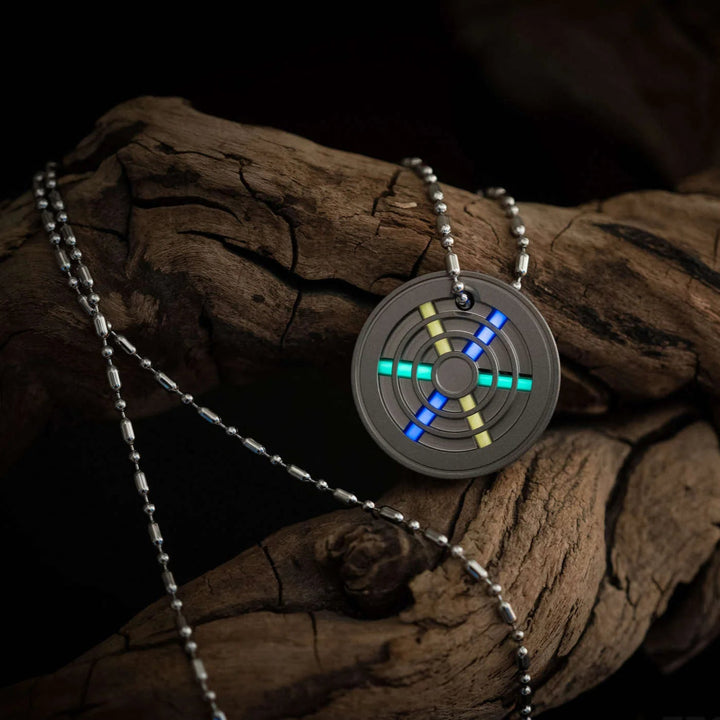 TEC-T311-6X 六氚燈發光 / 鈦金屬匙扣