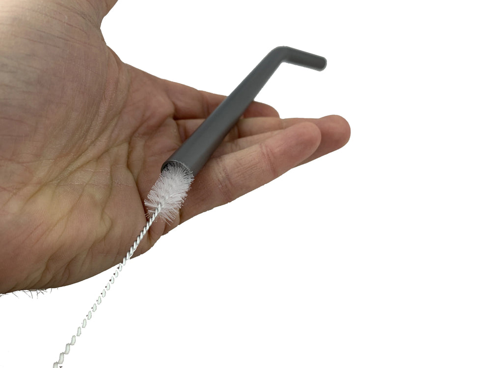 Angled Tip Massive Poseidon Ti-Straw - Ultra Lightweight Titanium Countycomm