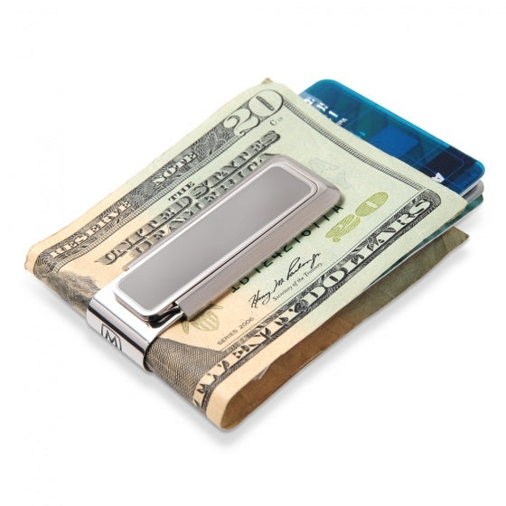 Stainless Brushed With Polished Border Money Clip