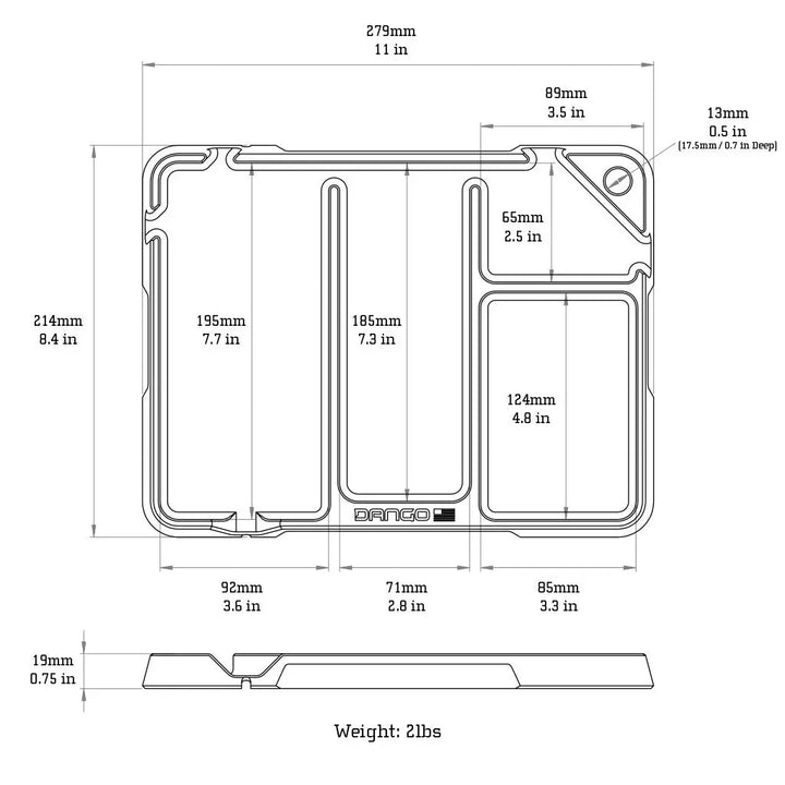 DANGO - EDC Tray with DTEX Pad - FEVERGUY