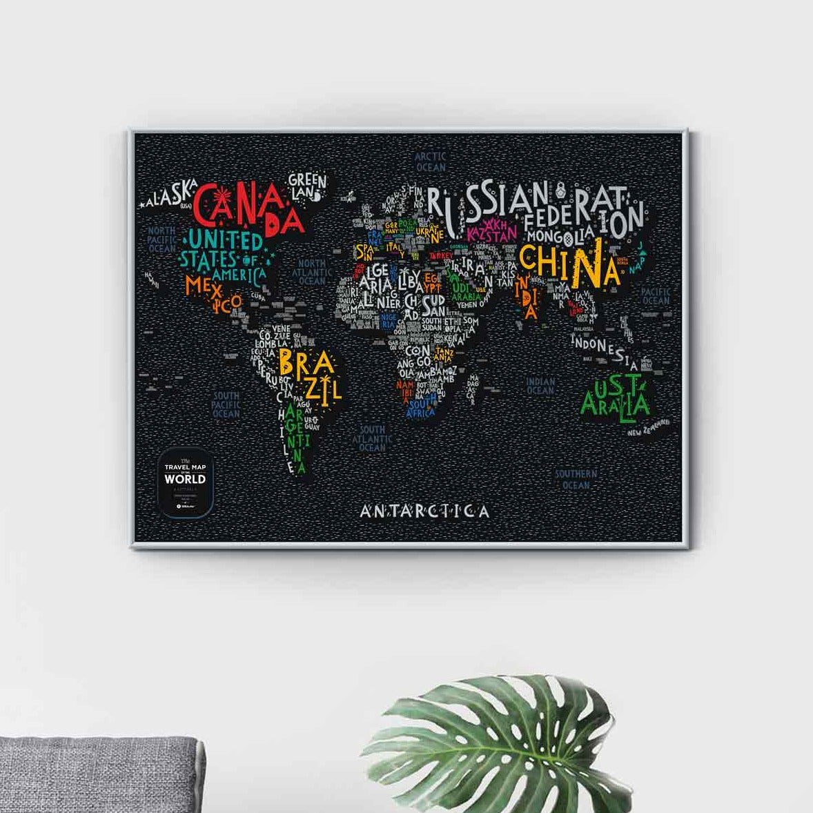 1DEA.ME - Travel Map® | Letters World
