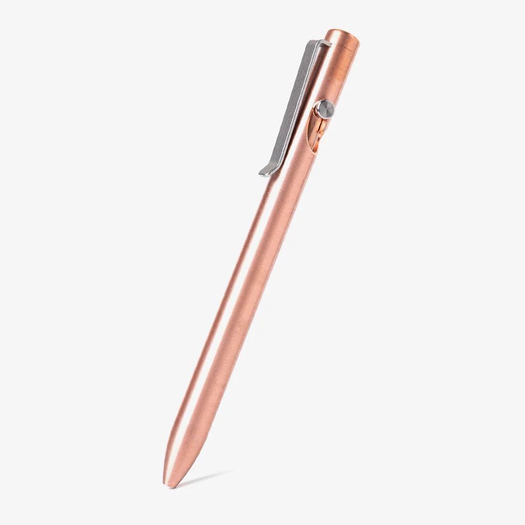 Copper Bolt Action Pen Tactile Turn