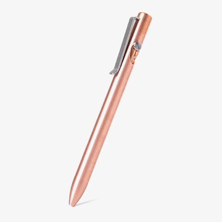 Copper Bolt Action Pen Tactile Turn