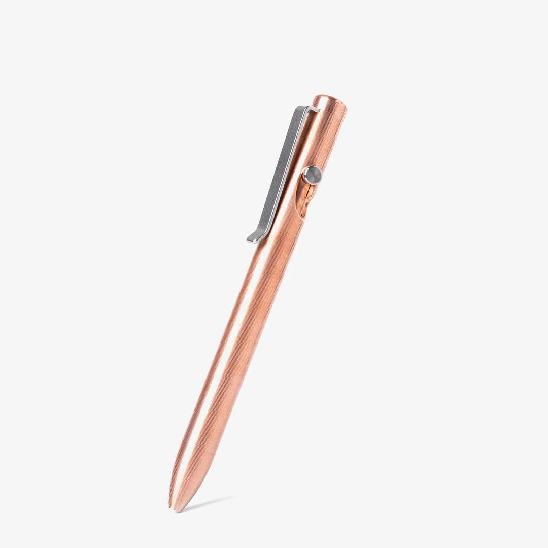Copper Bolt Action Pen Tactile Turn