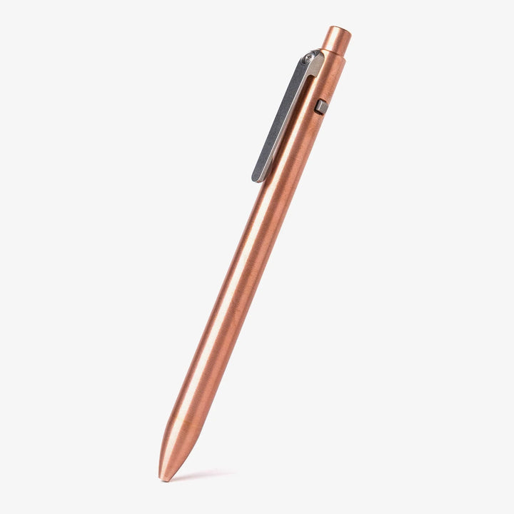 Copper Side Click Pen Tactile Turn
