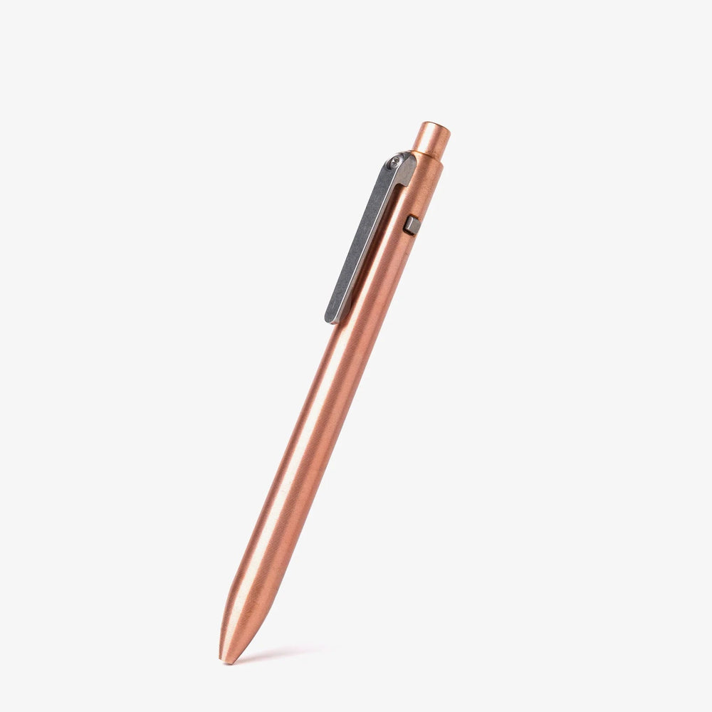 Copper Side Click Pen Tactile Turn
