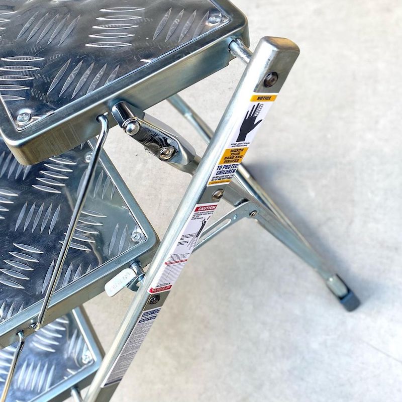 Folding 3 Steps / GALVANIZED DULTON