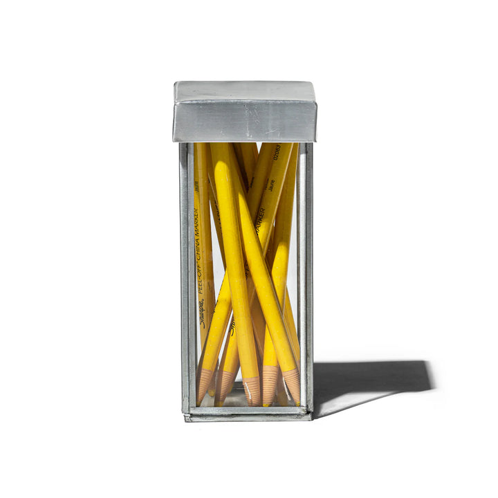 重製再生鋼蓋玻璃盒 - 筆架