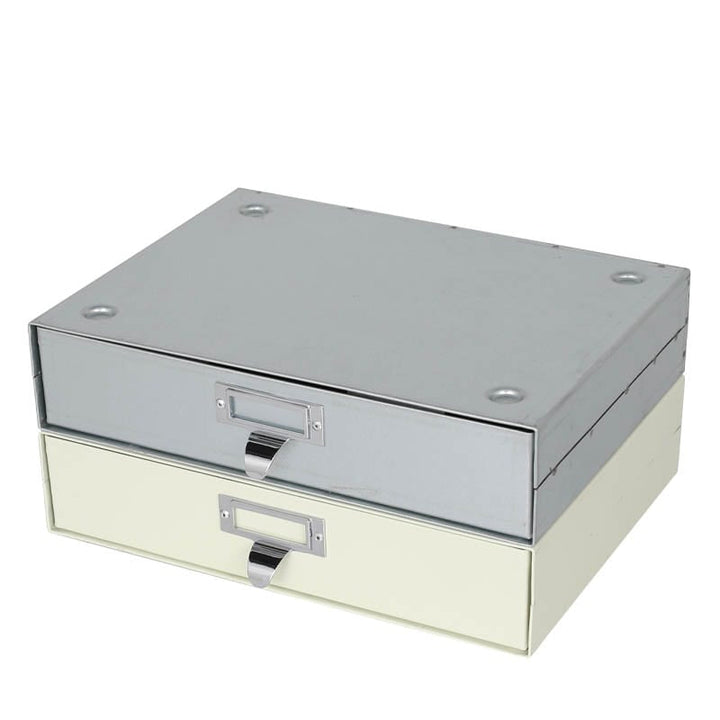 STACKABLE DRAWER HORIZONTAL GALVANIZED DULTON