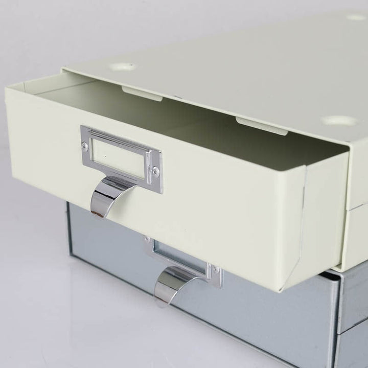 STACKABLE DRAWER HORIZONTAL GALVANIZED DULTON