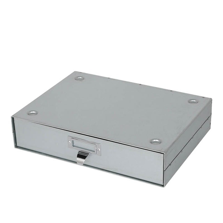 STACKABLE DRAWER HORIZONTAL GALVANIZED DULTON