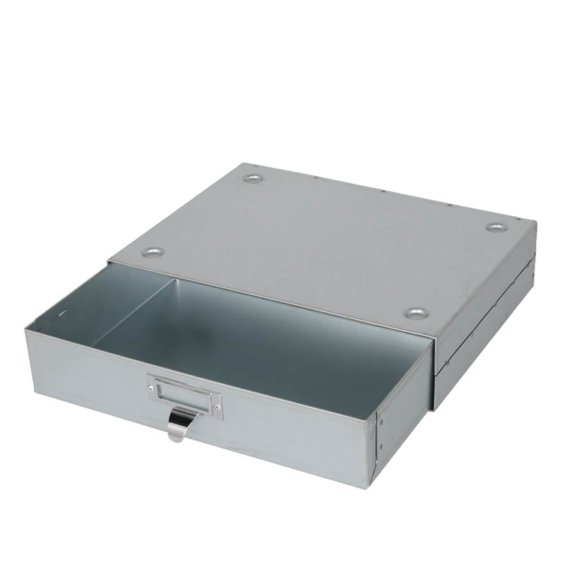 STACKABLE DRAWER HORIZONTAL GALVANIZED DULTON