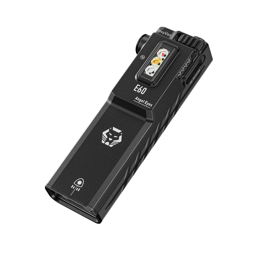 Angel Eyes E60 Flat Palm-sized EDC Flashlight RovyVon