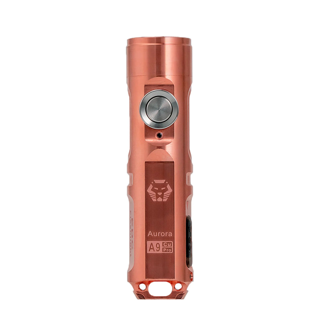 Aurora A9 Pro (G4) EDC Copper Keychain Flashlight RovyVon