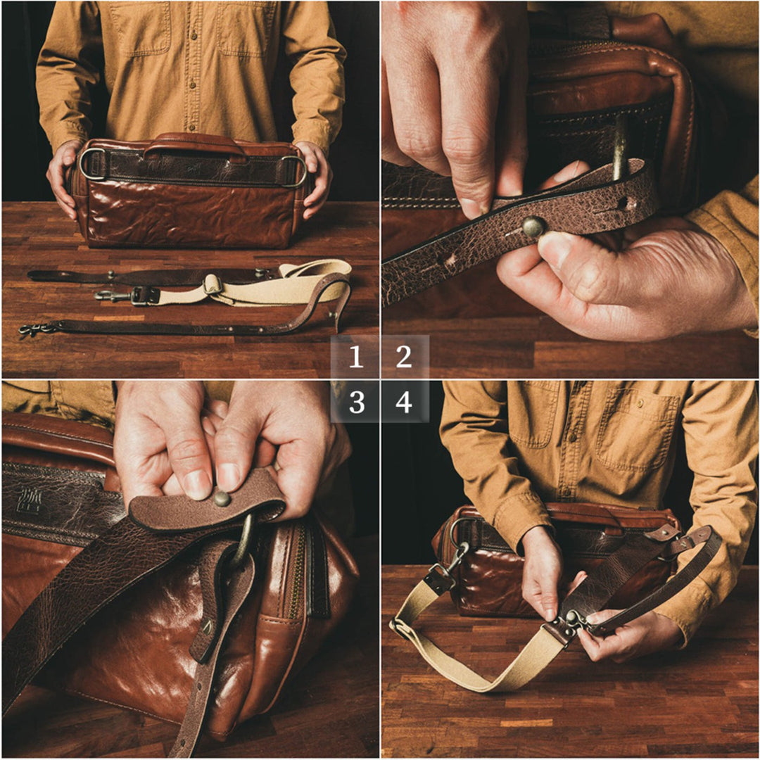 Night Rider Leather Sling Bag | 9.5L Wotancraft