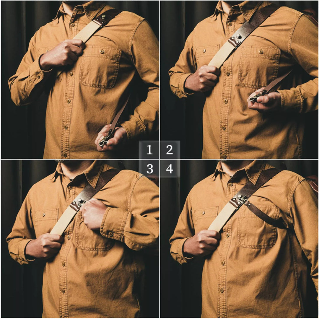 Mini Rider Leather Sling Bag | 3.5L Wotancraft