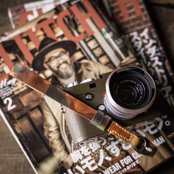 Full Leather Camera Wrist Strap Wotancraft