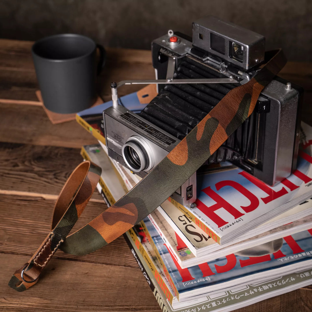 Full Leather Camera Neck Strap Wotancraft