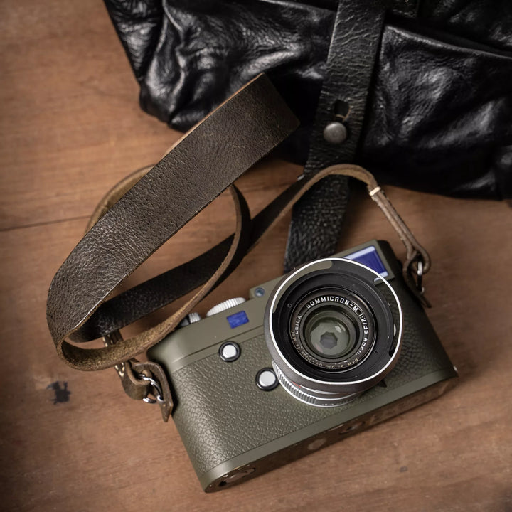 Full Leather Camera Neck Strap Wotancraft