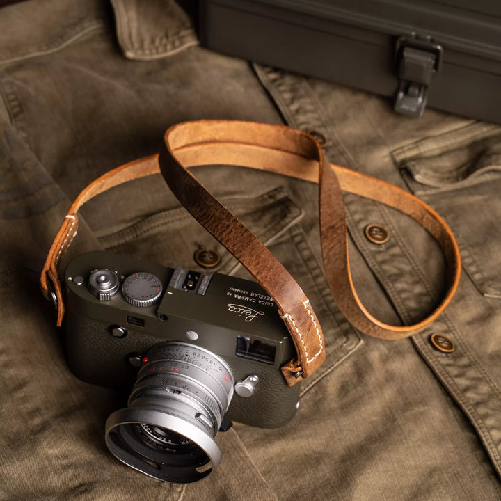 Full Leather Camera Neck Strap Wotancraft
