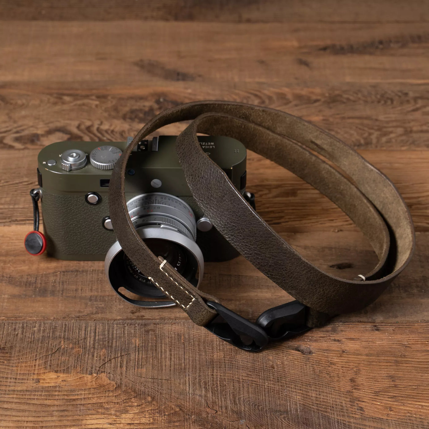 Wotancraft - Full Leather Camera Neck Strap (Peak Design Anchor Link)