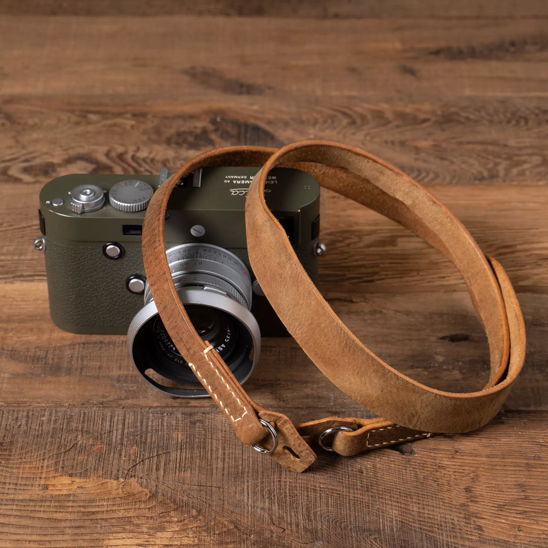 Full Leather Camera Neck Strap Wotancraft