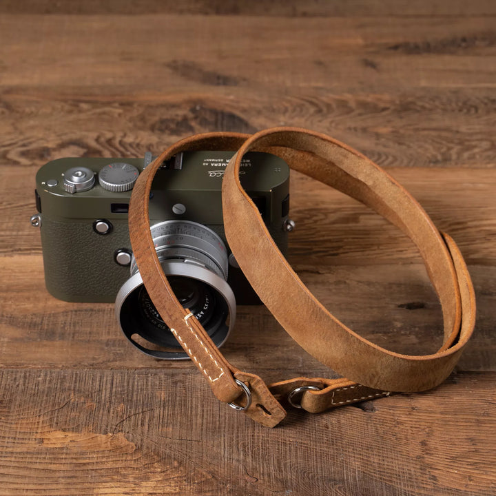 Full Leather Camera Neck Strap Wotancraft