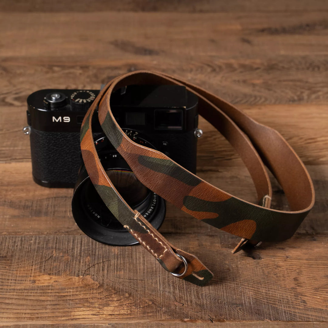 Full Leather Camera Neck Strap Wotancraft