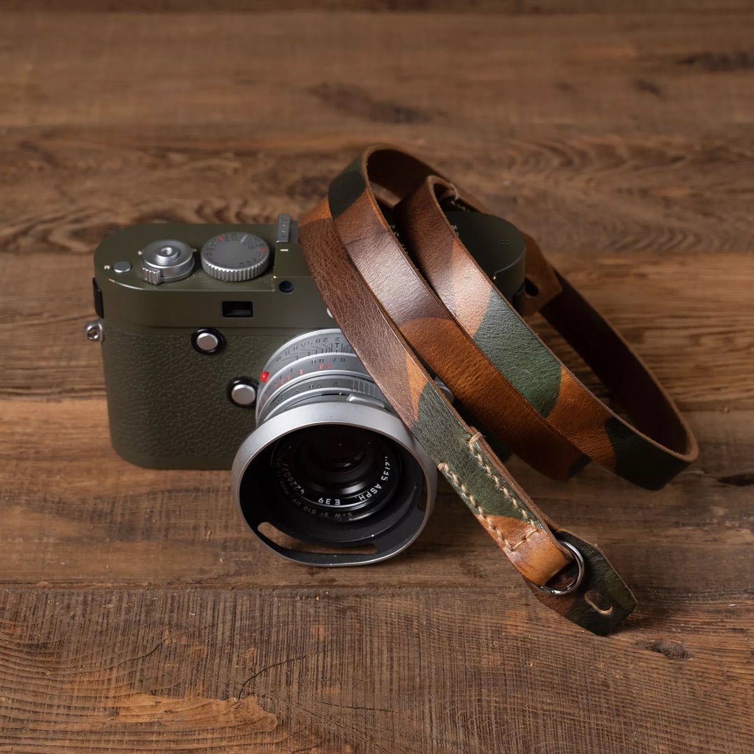 Full Leather Camera Neck Strap Wotancraft