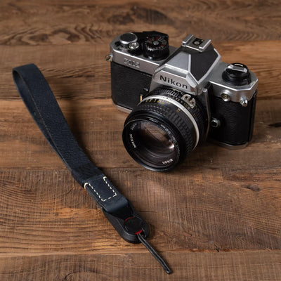 Wotancraft- Full Leather Camera Wrist Strap (Peak Design Anchor Link)