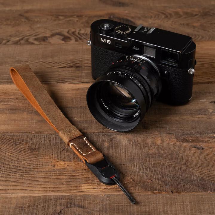 Full Leather Camera Wrist Strap Wotancraft
