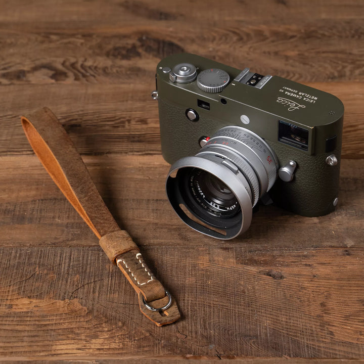 Full Leather Camera Wrist Strap Wotancraft