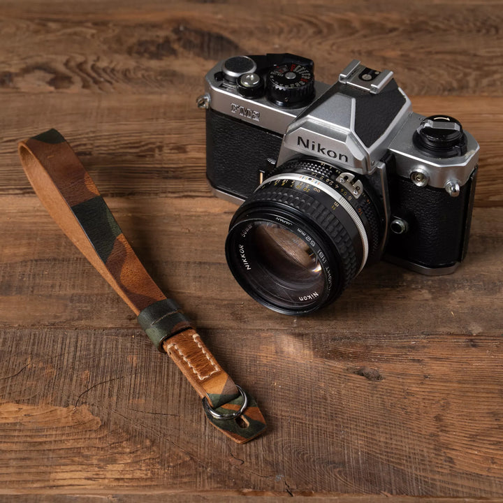 Full Leather Camera Wrist Strap Wotancraft