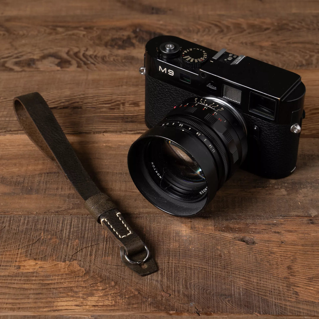 Full Leather Camera Wrist Strap Wotancraft