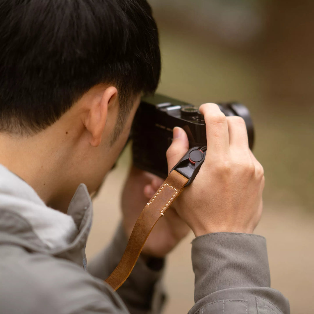 Full Leather Camera Neck Strap Wotancraft