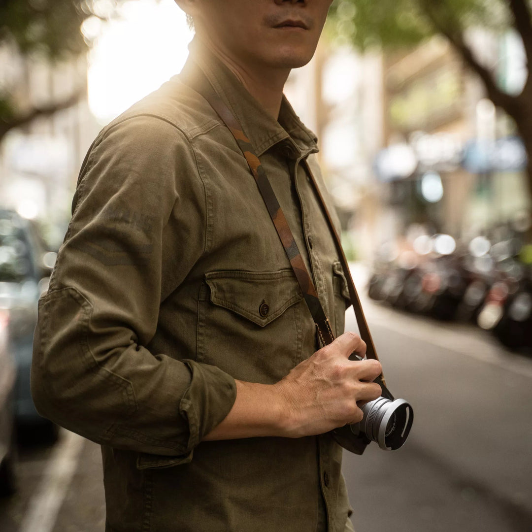Full Leather Camera Neck Strap Wotancraft