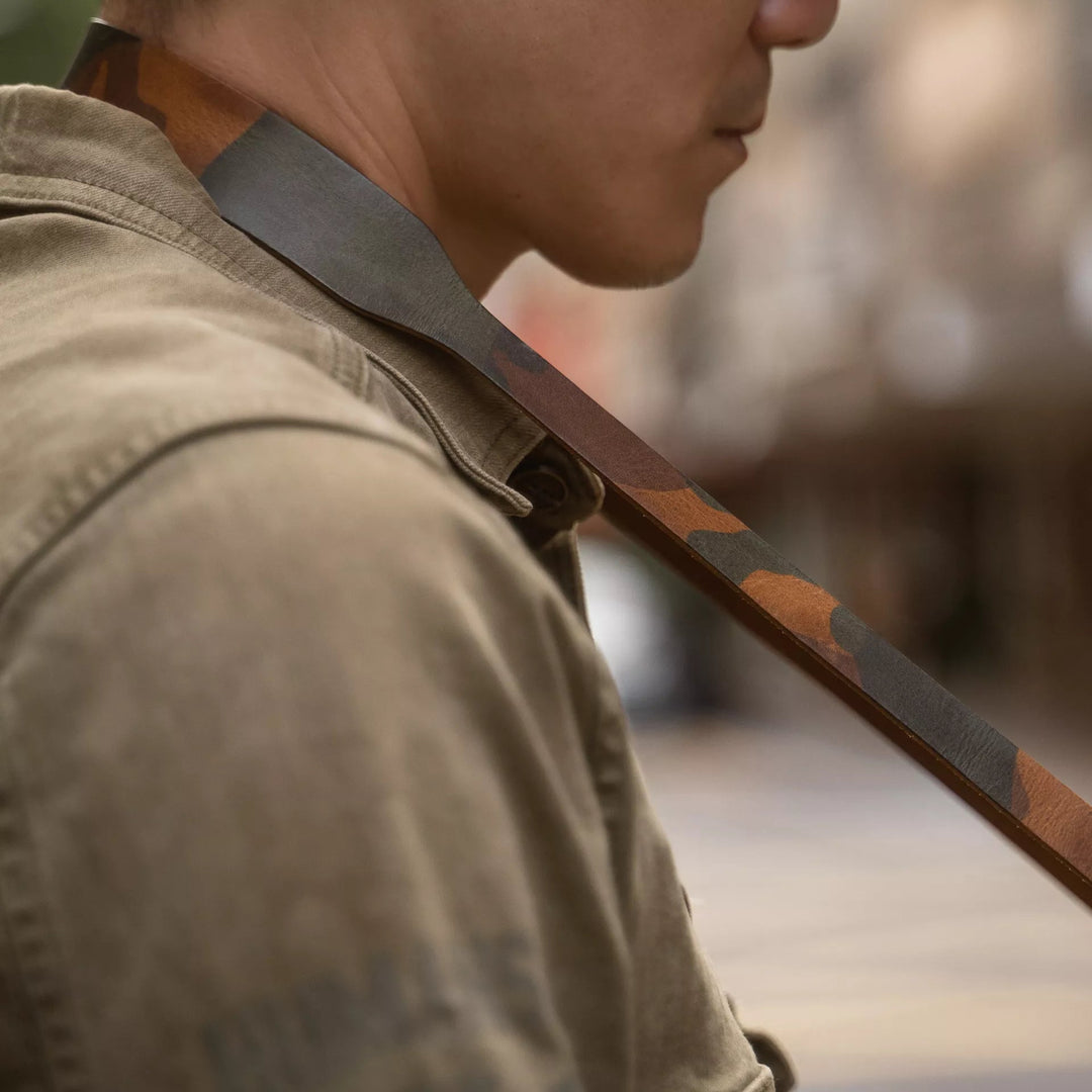 Full Leather Camera Neck Strap Wotancraft