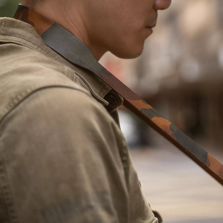 Full Leather Camera Neck Strap Wotancraft