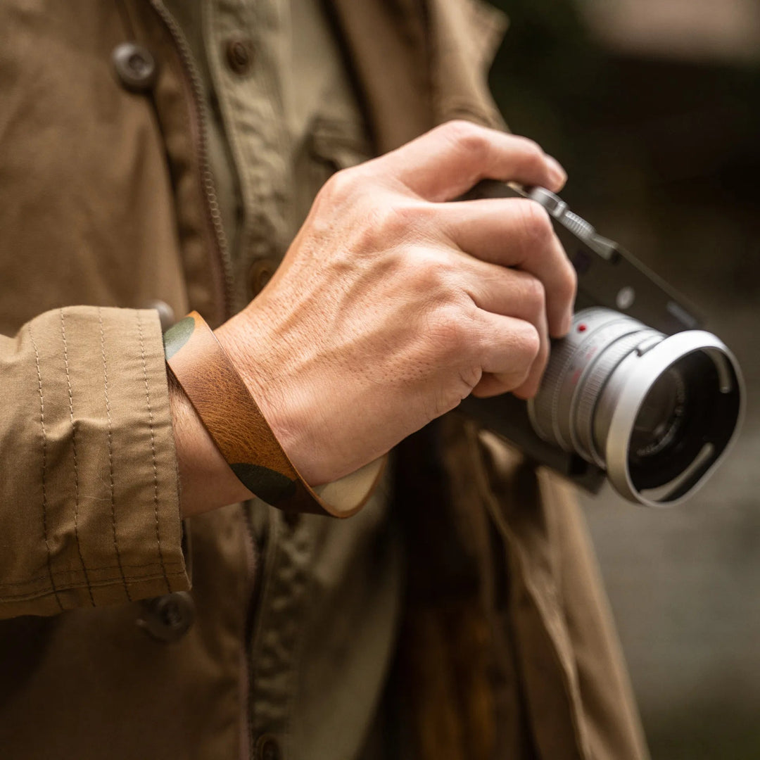 Full Leather Camera Wrist Strap Wotancraft