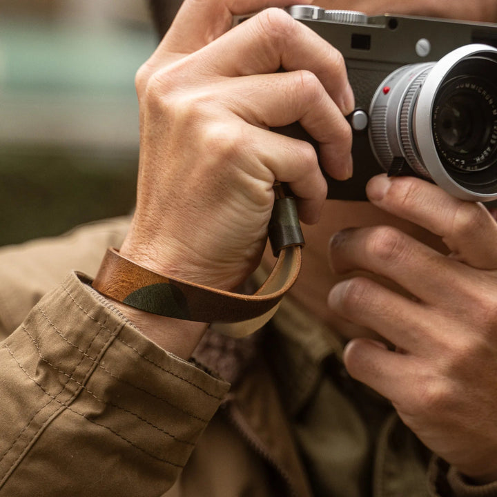 Full Leather Camera Wrist Strap Wotancraft